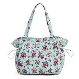 Vera Bradley large Glenna Large Satchel in Water Bouquet